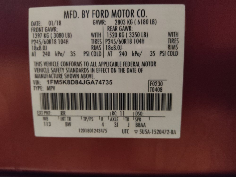 Used 2018 Ford Explorer XLT w/ Equipment Group 202A AWD/4WD image 33