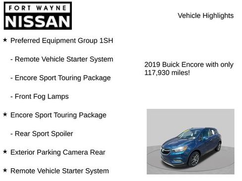 Used 2019 Buick Encore Sport Touring w/ Safety Package FWD image 7