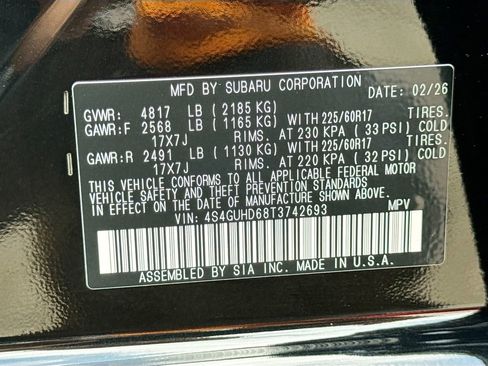 New 2026 Subaru Crosstrek 2.0i Premium AWD/4WD image 39