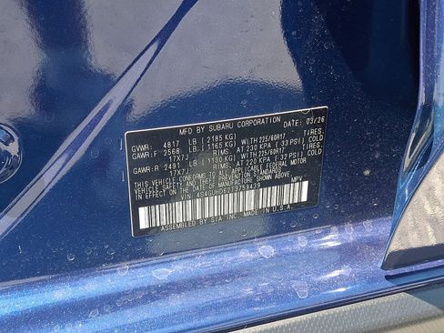 New 2026 Subaru Crosstrek 2.0i Premium AWD/4WD image 20