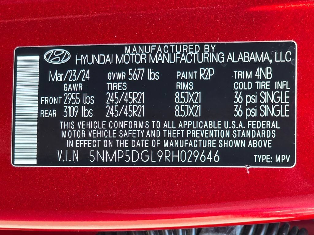 Used 2024 Hyundai Santa Fe Calligraphy AWD/4WD image 28