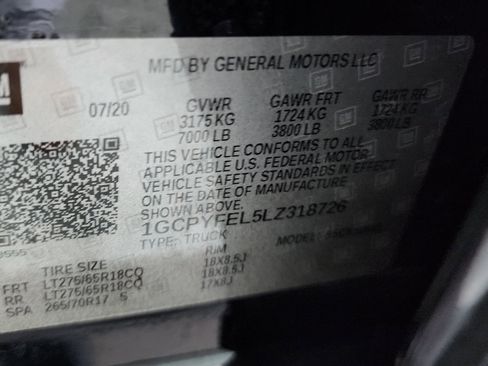 Used 2020 Chevrolet Silverado 1500 LT Trail Boss image 43