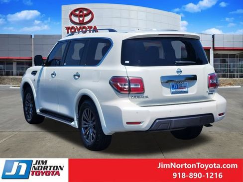 Used 2019 Nissan Armada Platinum w/ Captain's Chairs Package AWD/4WD image 8