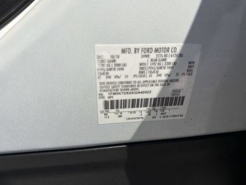 Used 2019 Ford Explorer XLT w/ Equipment Group 201A FWD image 33