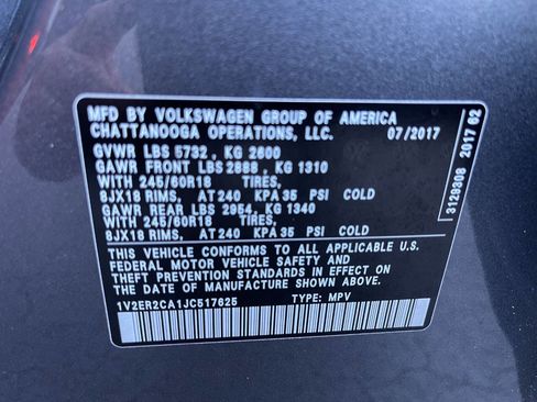 Used 2018 Volkswagen Atlas SEL image 36