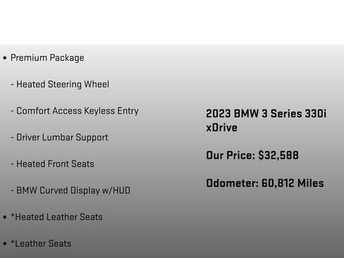 Used 2023 BMW 330i xDrive Sedan w/ M Sport Package AWD/4WD image 30