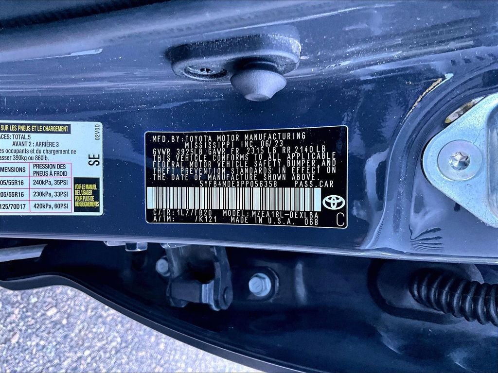 Certified 2023 Toyota Corolla LE FWD image 9