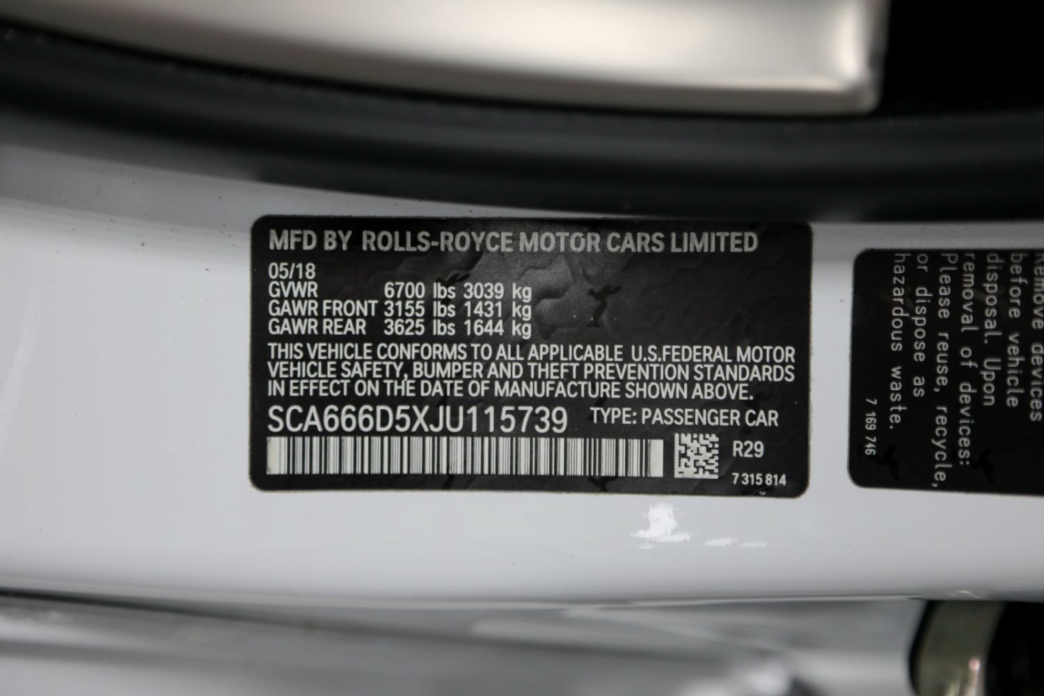 Used 2018 Rolls-Royce Dawn RWD image 70