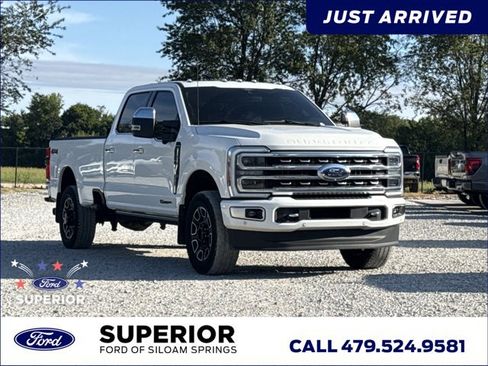 Used 2024 Ford F350 Platinum w/ Snow Plow Prep Package AWD/4WD image 1