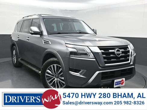 Used 2023 Nissan Armada SL w/ Captain's Chairs Package image 1