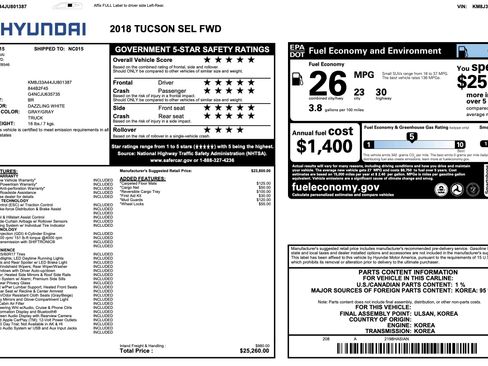 Used 2018 Hyundai Tucson SEL image 5