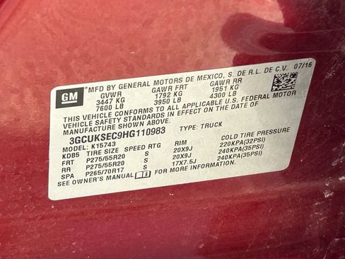 Used 2017 Chevrolet Silverado 1500 LTZ w/ LTZ Plus Package AWD/4WD image 36