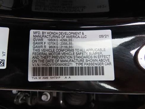Certified 2021 Honda Accord EX-L image 26