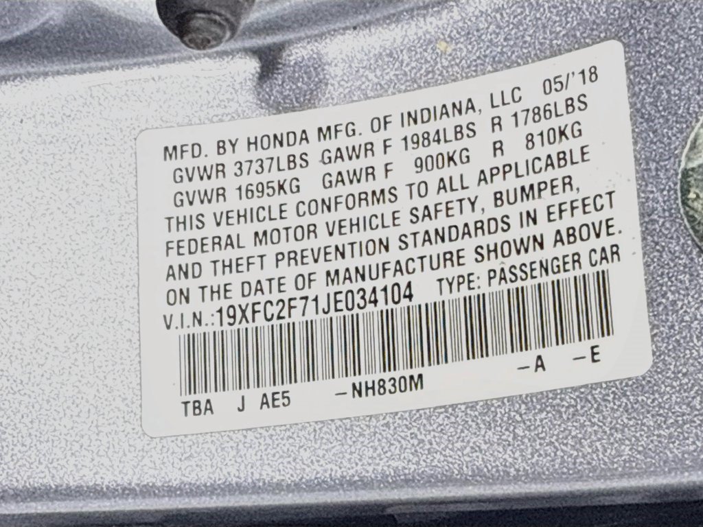 Used 2018 Honda Civic EX image 39