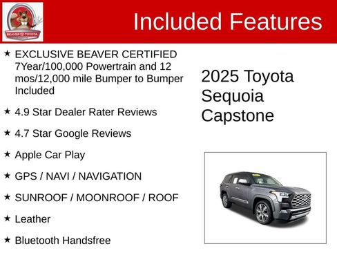 Used 2025 Toyota Sequoia Capstone image 4
