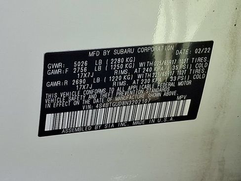 Used 2022 Subaru Outback Wilderness AWD/4WD image 30