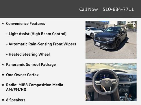 Certified 2022 Volkswagen Taos SE image 4