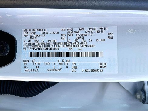 Certified 2021 Ford F150 Platinum w/ Equipment Group 701A High image 22