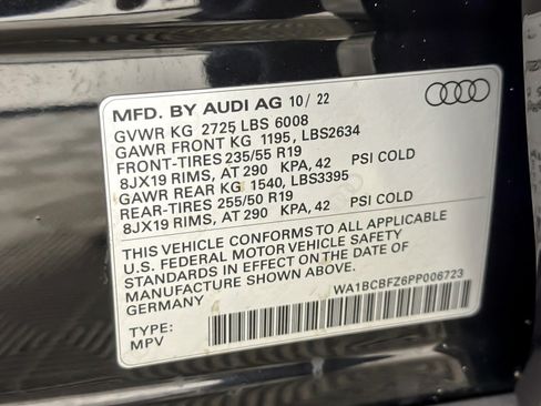 Certified 2023 Audi Q4 e-tron Premium Plus w/ Premium Plus RWD image 27