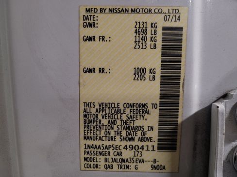 Used 2014 Nissan Maxima 3.5 S FWD image 33