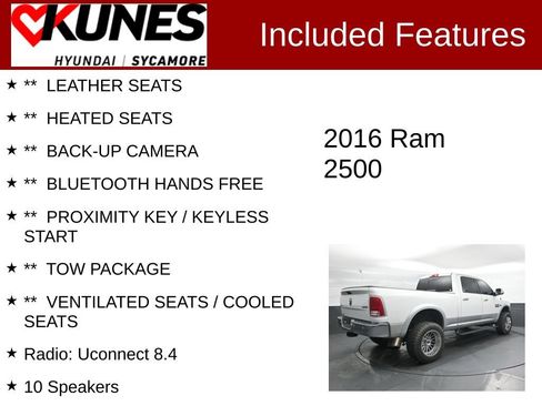 Used 2016 RAM 2500 Laramie AWD/4WD image 2