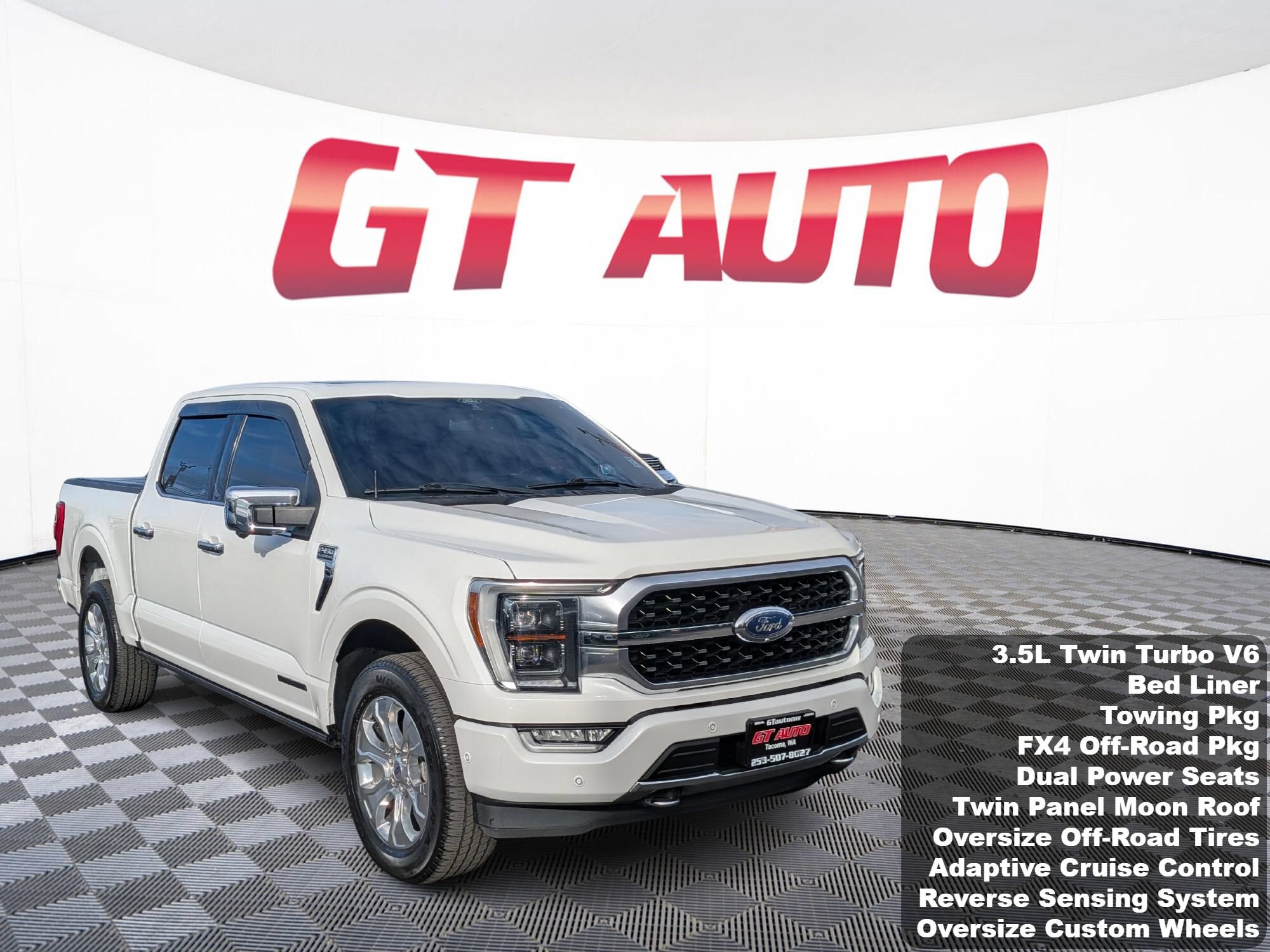 Used 2021 Ford F150 Platinum w/ FX4 Off-Road Package AWD/4WD image 1