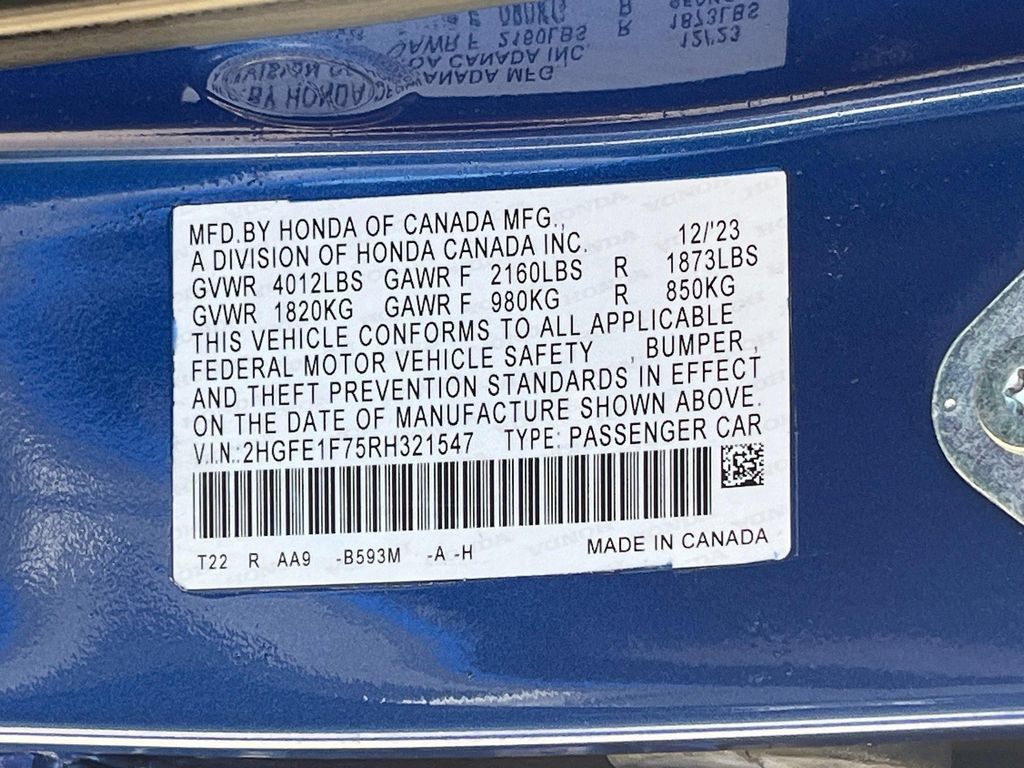 Used 2024 Honda Civic EX image 32