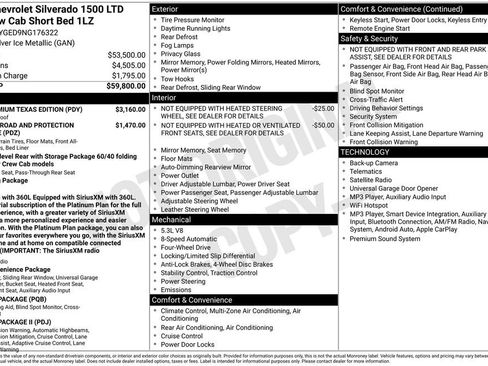 Used 2022 Chevrolet Silverado 1500 LTZ w/ LTZ Premium Texas Edition AWD/4WD image 4
