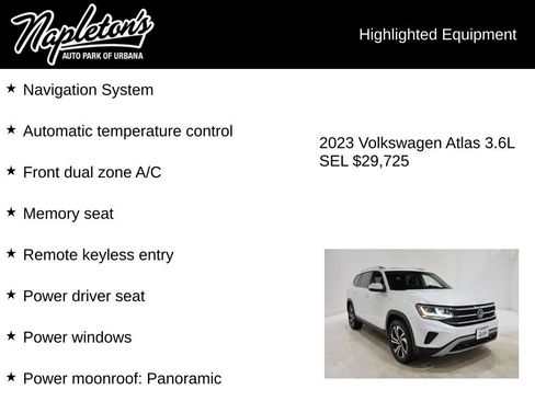 Used 2023 Volkswagen Atlas SEL image 15
