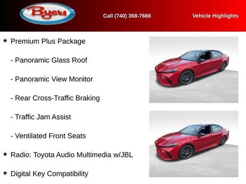 Used 2025 Toyota Camry XSE w/ Premium Plus Package FWD image 10