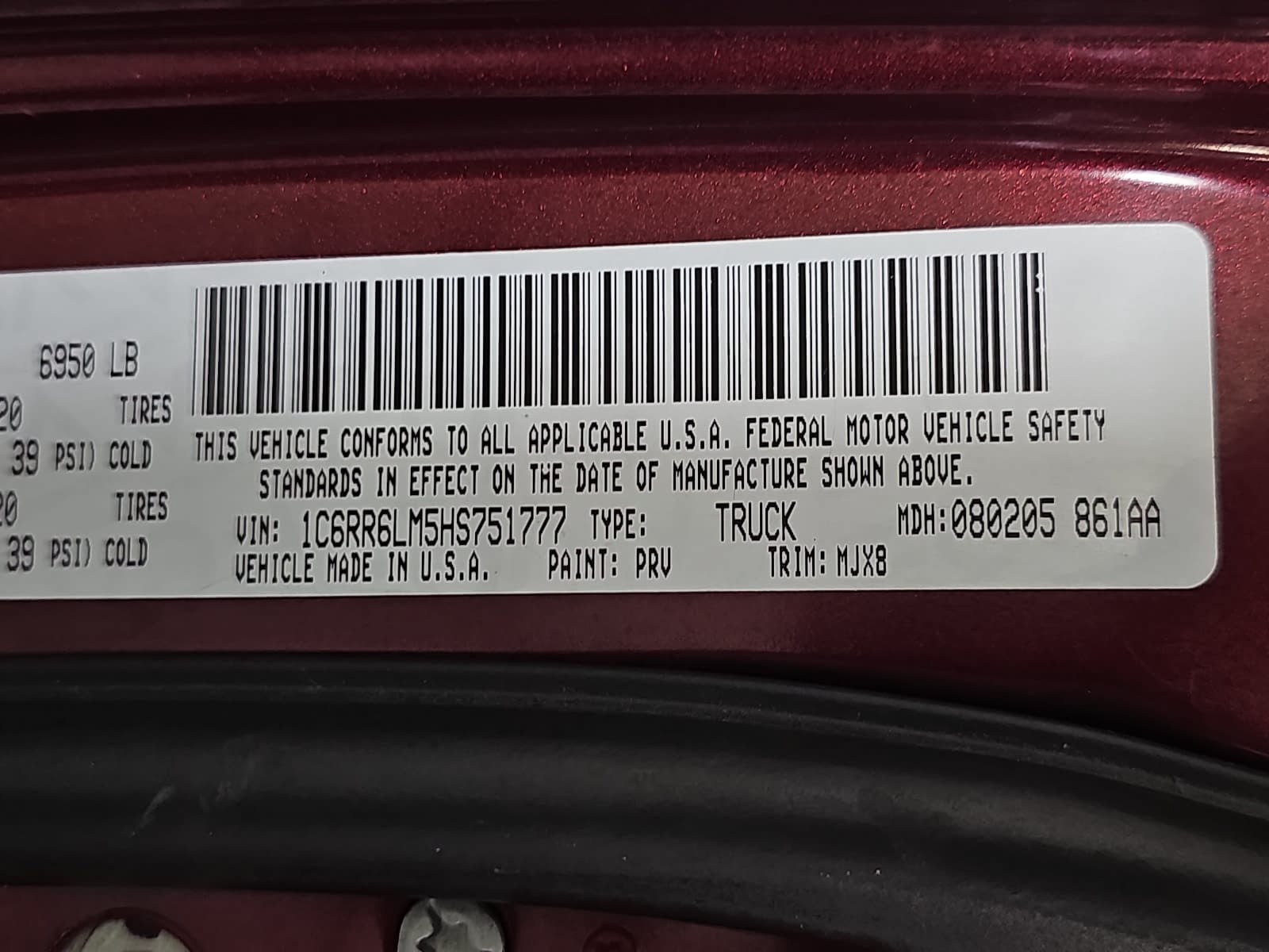 Used 2017 RAM 1500 Big Horn RWD image 30