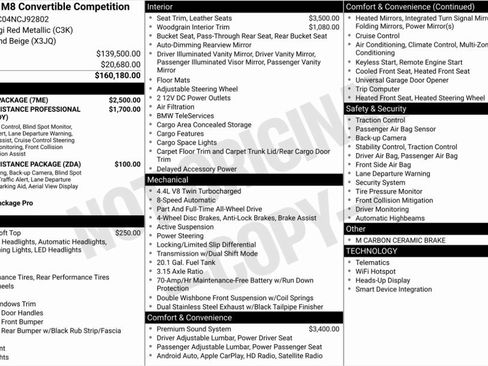 Used 2022 BMW M8 Competition w/ M Driver's Package image 2