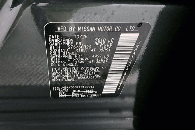 New 2026 Nissan Armada PRO-4X AWD/4WD image 40