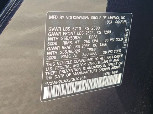 Used 2025 Volkswagen Atlas SE image 58