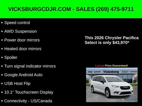 New 2026 Chrysler Pacifica Select image 27