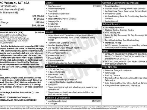 Used 2013 GMC Yukon XL SLT w/ SLT-2 Equipment Package image 5