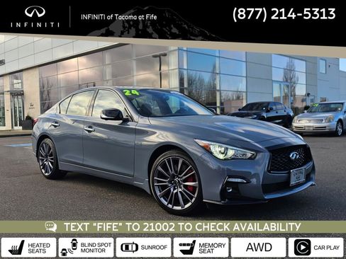 Used 2024 INFINITI Q50 Red Sport 400 image 1