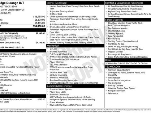 Used 2020 Dodge Durango R/T w/ Technology Group image 4