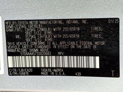 Used 2025 Toyota Grand Highlander FWD image 36