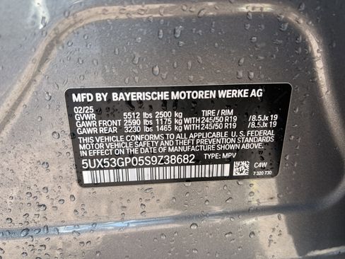 Certified 2025 BMW X3 xDrive30i image 34