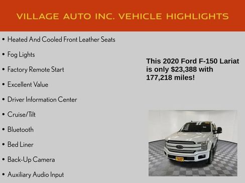 Used 2020 Ford F150 Lariat w/ Equipment Group 502A Luxury image 21