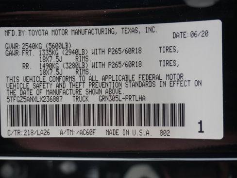 Used 2020 Toyota Tacoma Limited AWD/4WD image 33