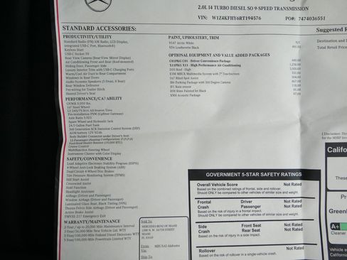 Used 2024 Mercedes-Benz Sprinter 2500 image 7