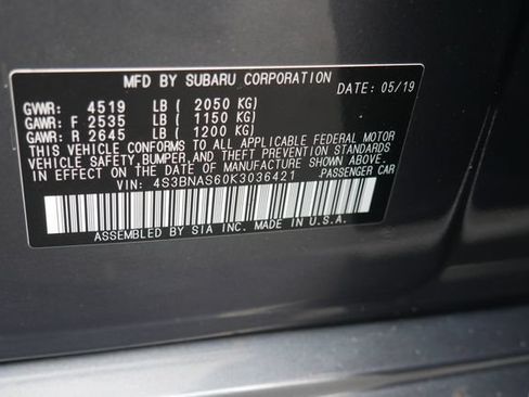 Used 2019 Subaru Legacy 2.5i Sport w/ Popular Package #2B AWD/4WD image 26