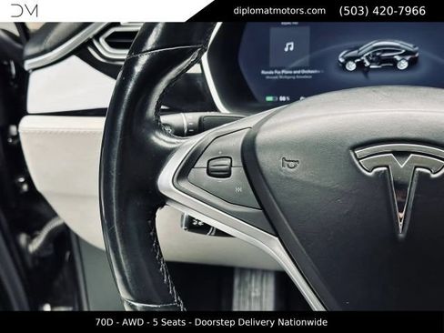 Used 2015 Tesla Model S 70D AWD/4WD image 29