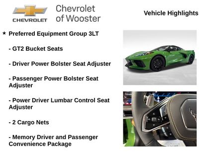 New 2026 Chevrolet Corvette Stingray Premium Conv w/ Z51 Performance Package