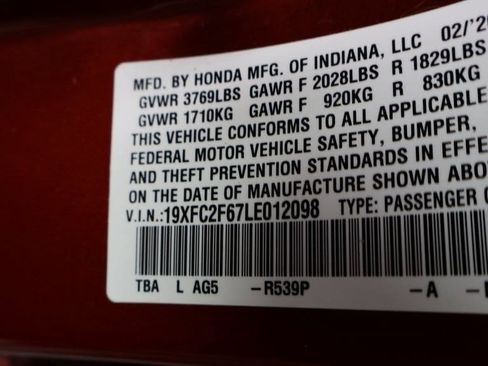 Used 2020 Honda Civic LX image 38