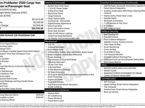 New 2026 RAM ProMaster 2500 FWD image 31