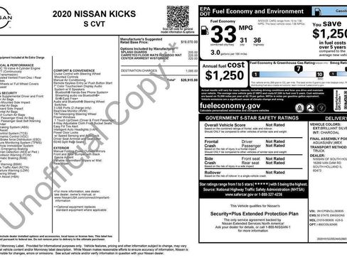 Used 2020 Nissan Kicks S image 24