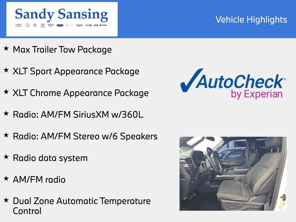 Used 2021 Ford F150 XLT w/ Equipment Group 302A High AWD/4WD image 7